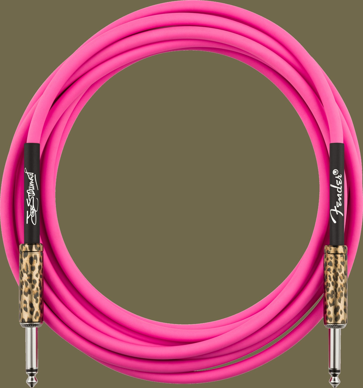 Joe Strummer 13' Instrument Cable, Pink Leopard