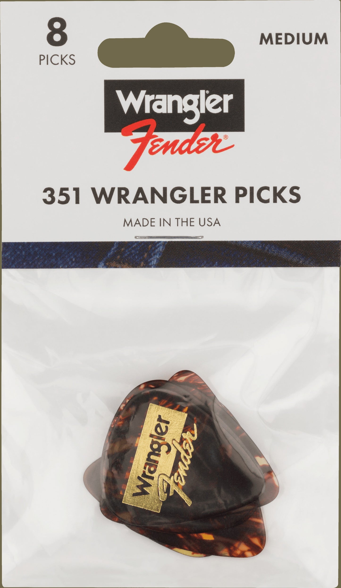 Fender® x Wrangler® Celluloid Picks
