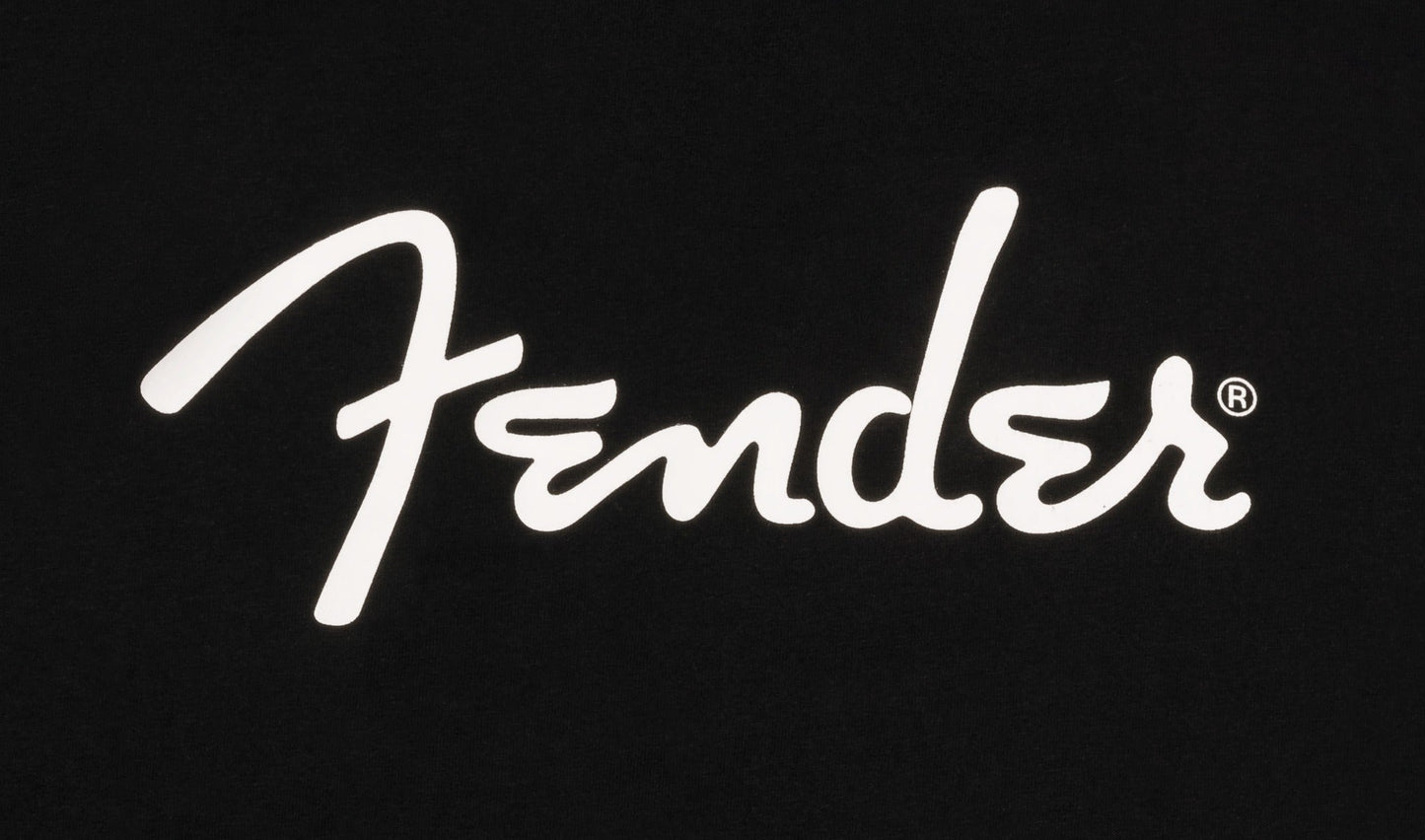 Fender® Spaghetti Logo Long-Sleeve T-shirt, Black