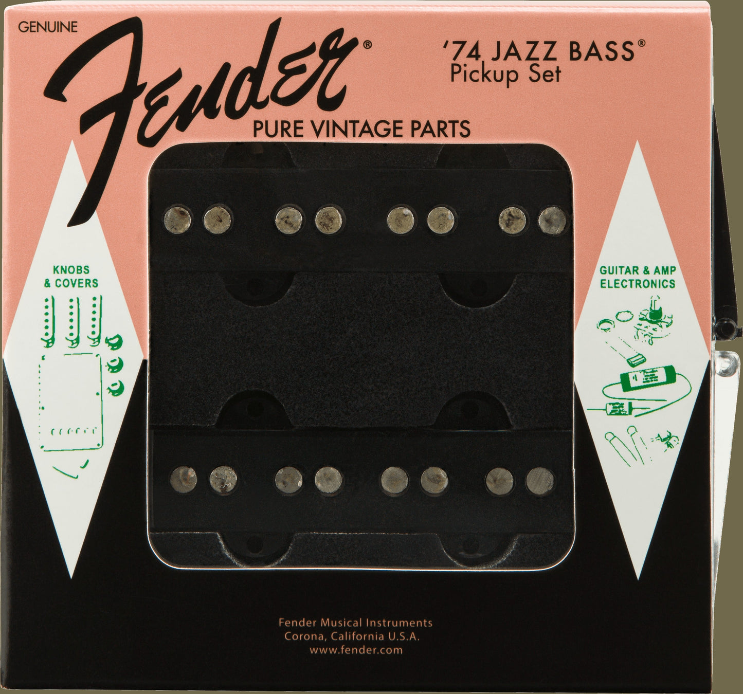 Pure Vintage '74 Jazz Bass Pickup Set