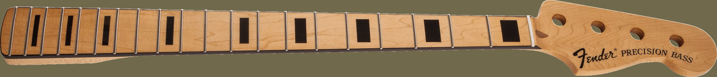 Classic Series 70's Precision Bass® Neck, 20 Medium Jumbo Frets, Block Inlay - Maple