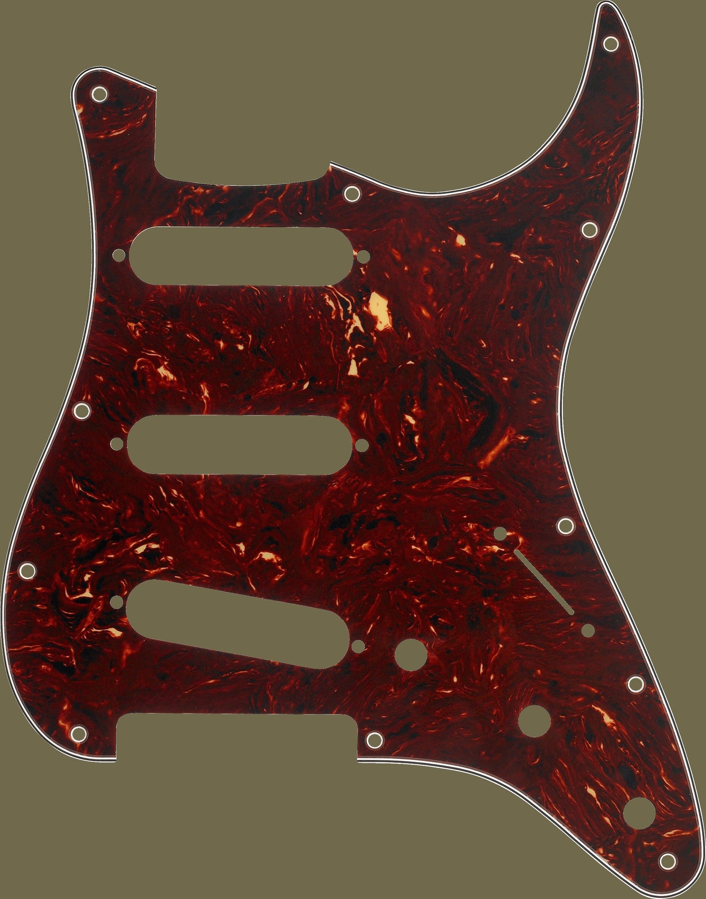 11-Hole Modern-Style Stratocaster S/S/S Pickguards