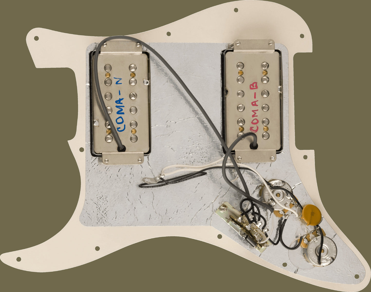 Custom Michael Landau CuNiFe® Wide-Range Humbucker Pre-Wired Stratocaster® Pickguard