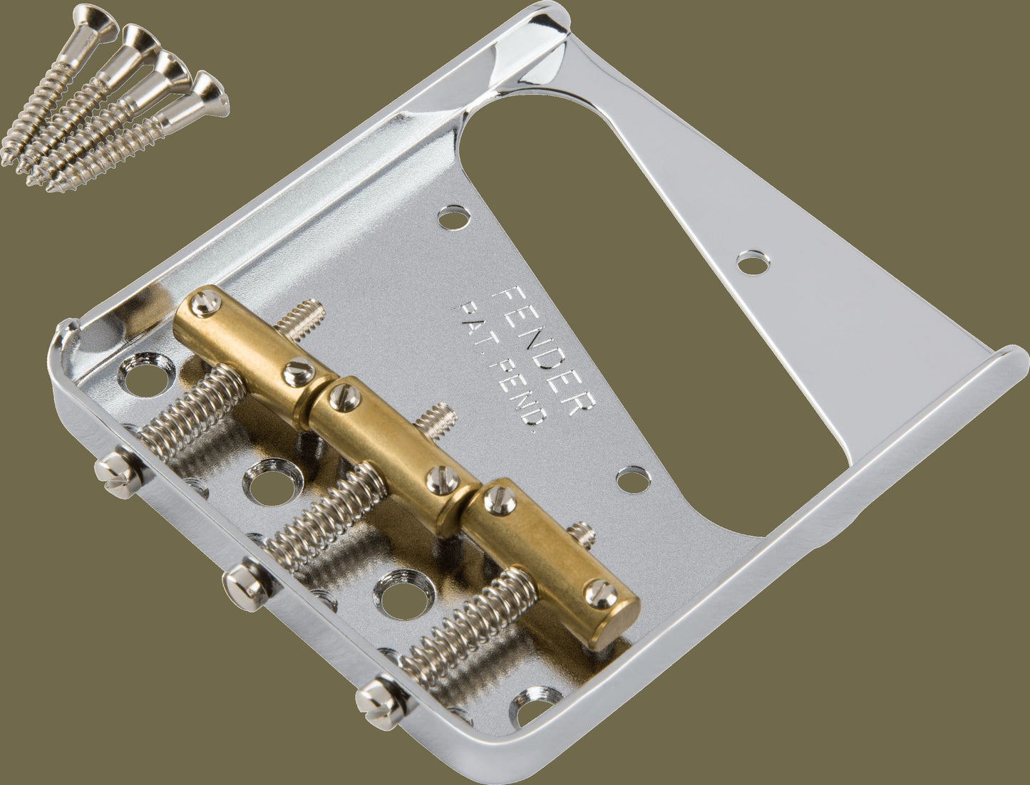 3-Saddle American Vintage Telecaster® Bridge Assembly (Chrome)