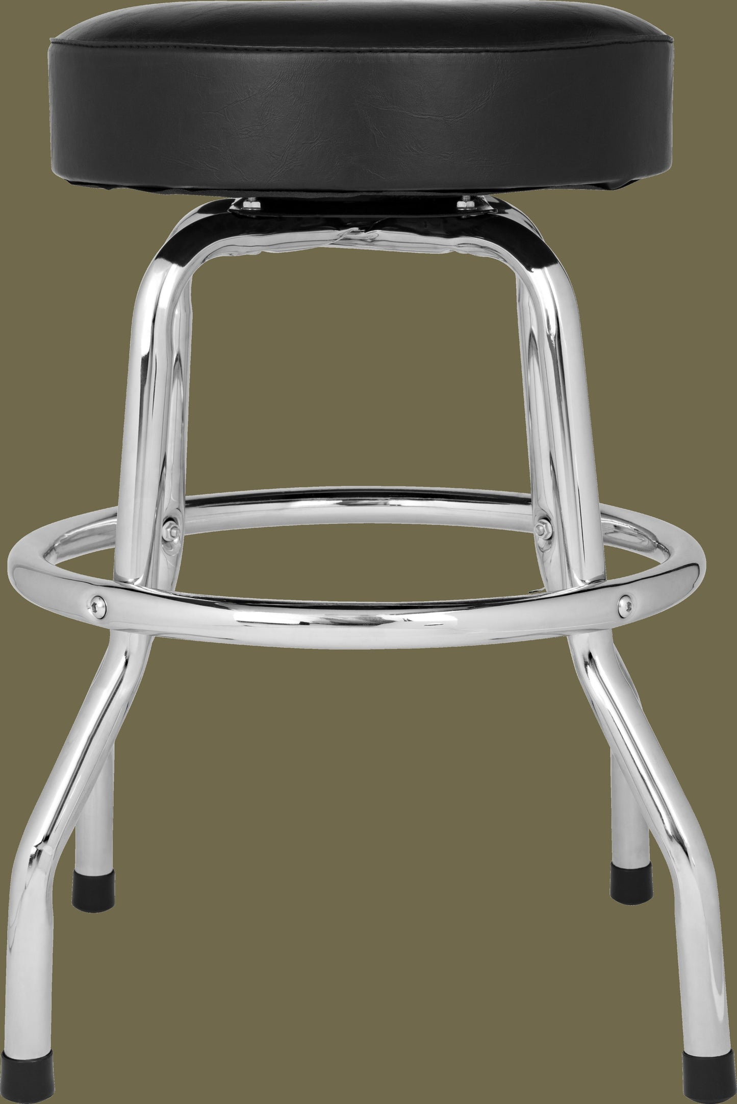 Fender® Custom Shop Chevron Logo Barstool, Black/Chrome