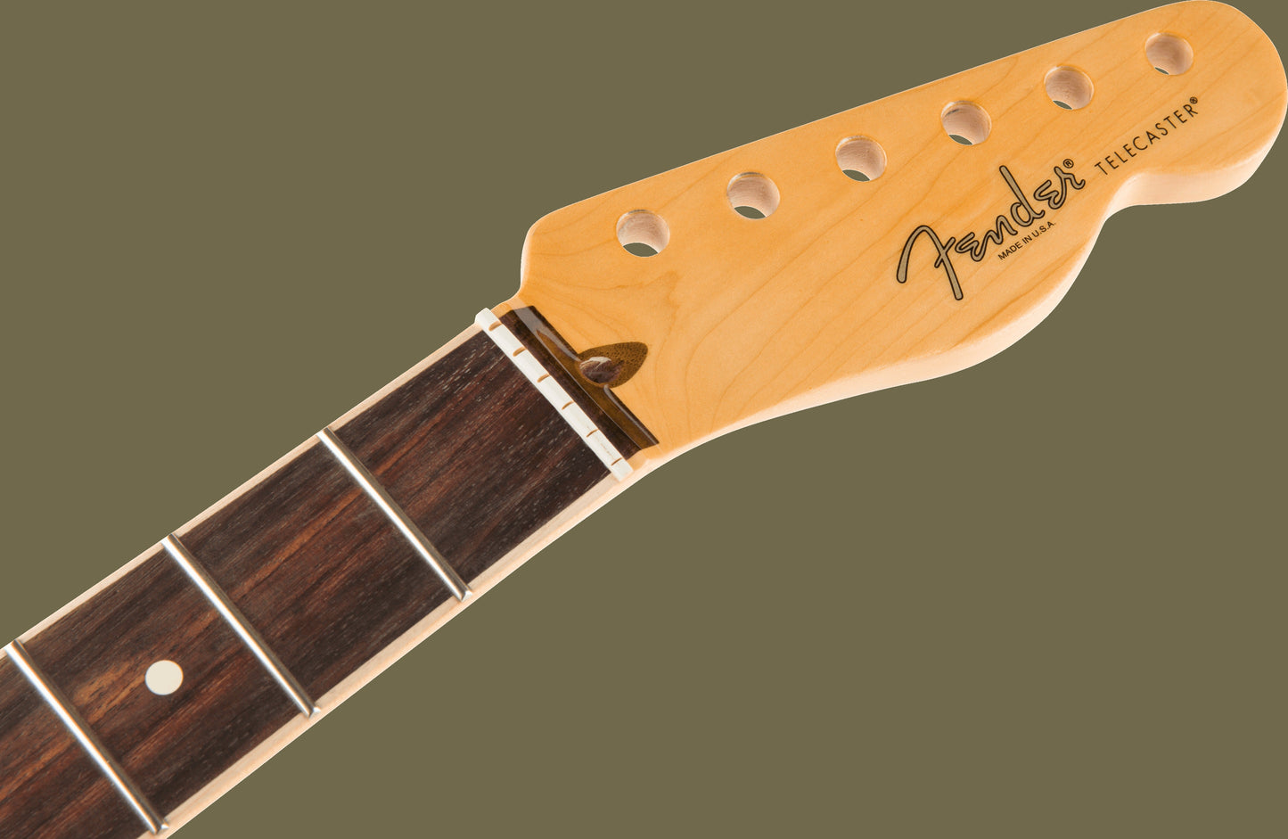 American Channel Bound Telecaster® Neck, 21 Med Jumbo Frets - Rosewood
