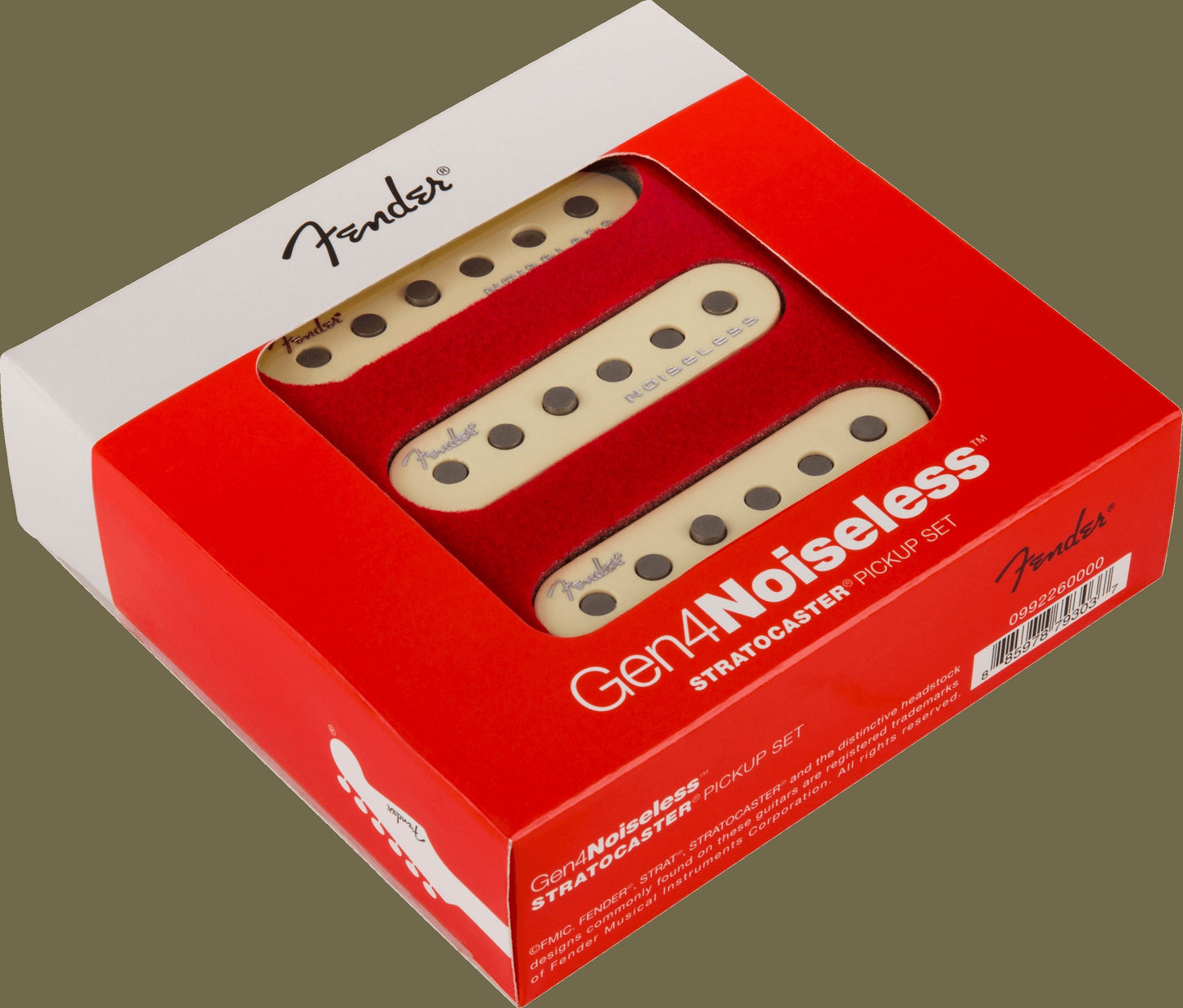 Gen 4 NoiselessTM Stratocaster® Pickup Set