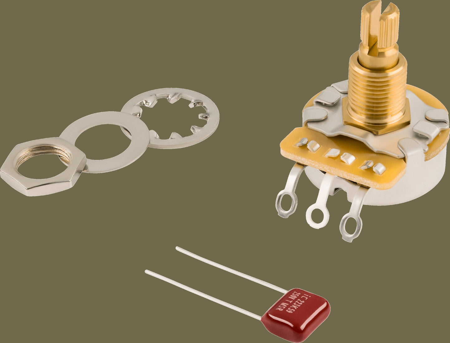 500K Split Shaft Potentiometer (Volume or Tone)