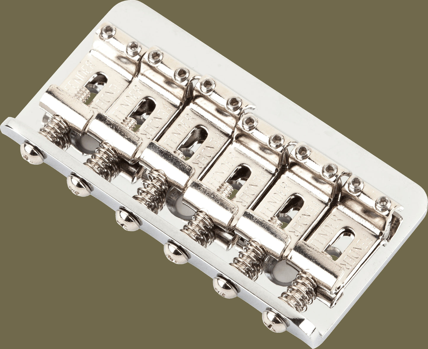 6-Saddle Hardtail Classic/Standard Series Bridge Assembly (Chrome)
