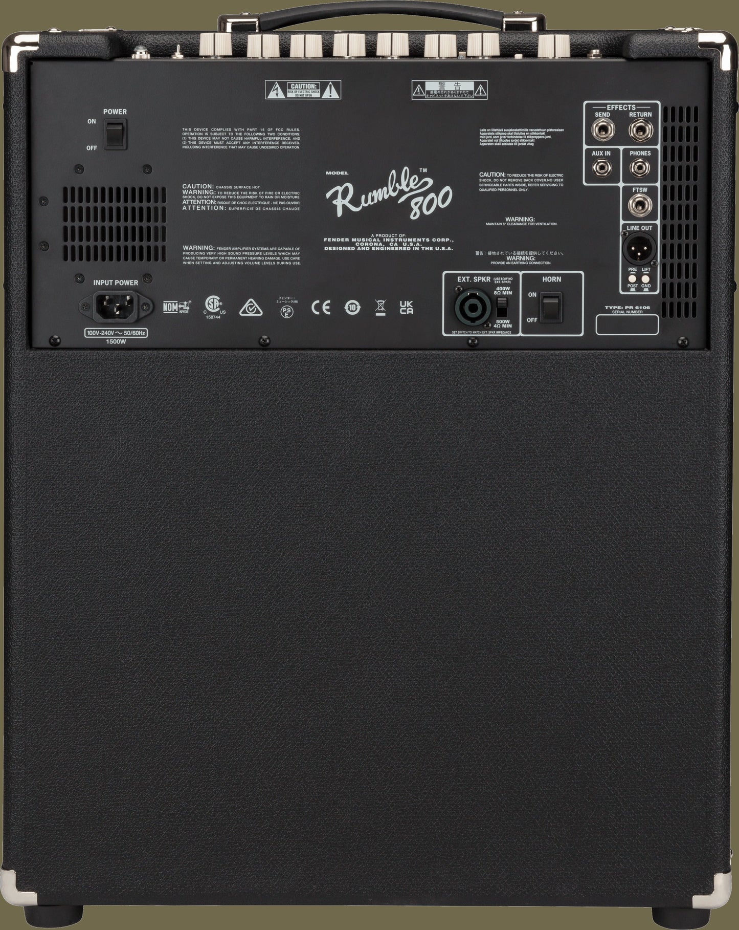 RumbleTM 800 Combo