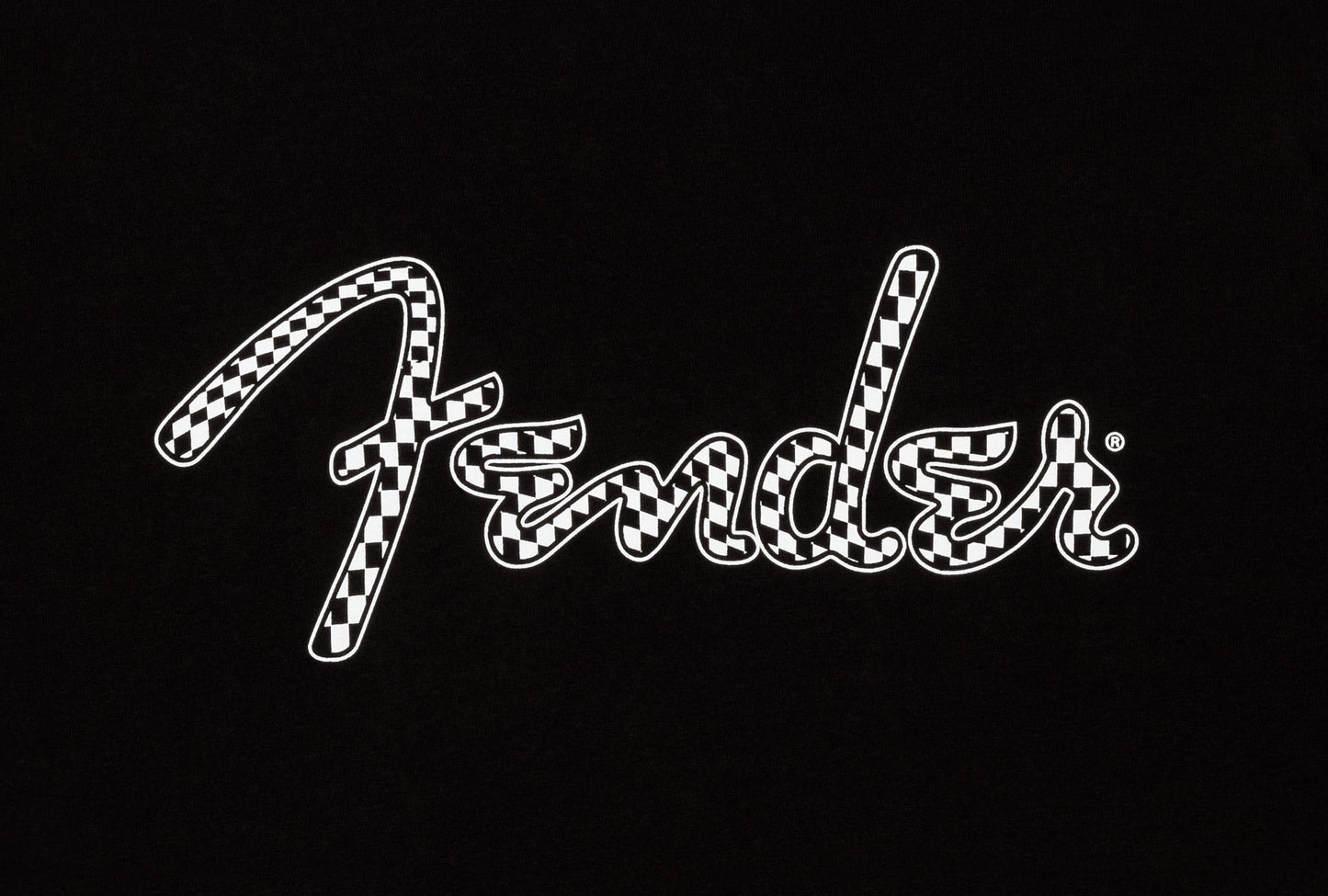 Fender® Spaghetti Logo Wavy Checker Tee