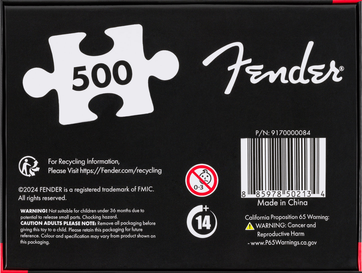 Fender® 500 piece StratocasterTM Puzzle