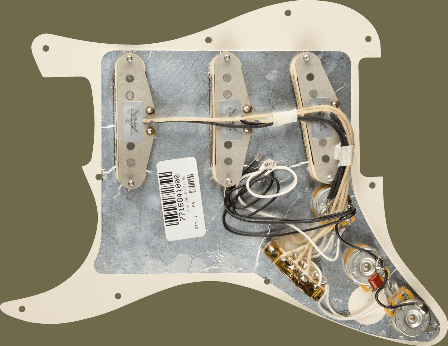 Pre-Wired Strat® Pickguard, Custom '69 SSS