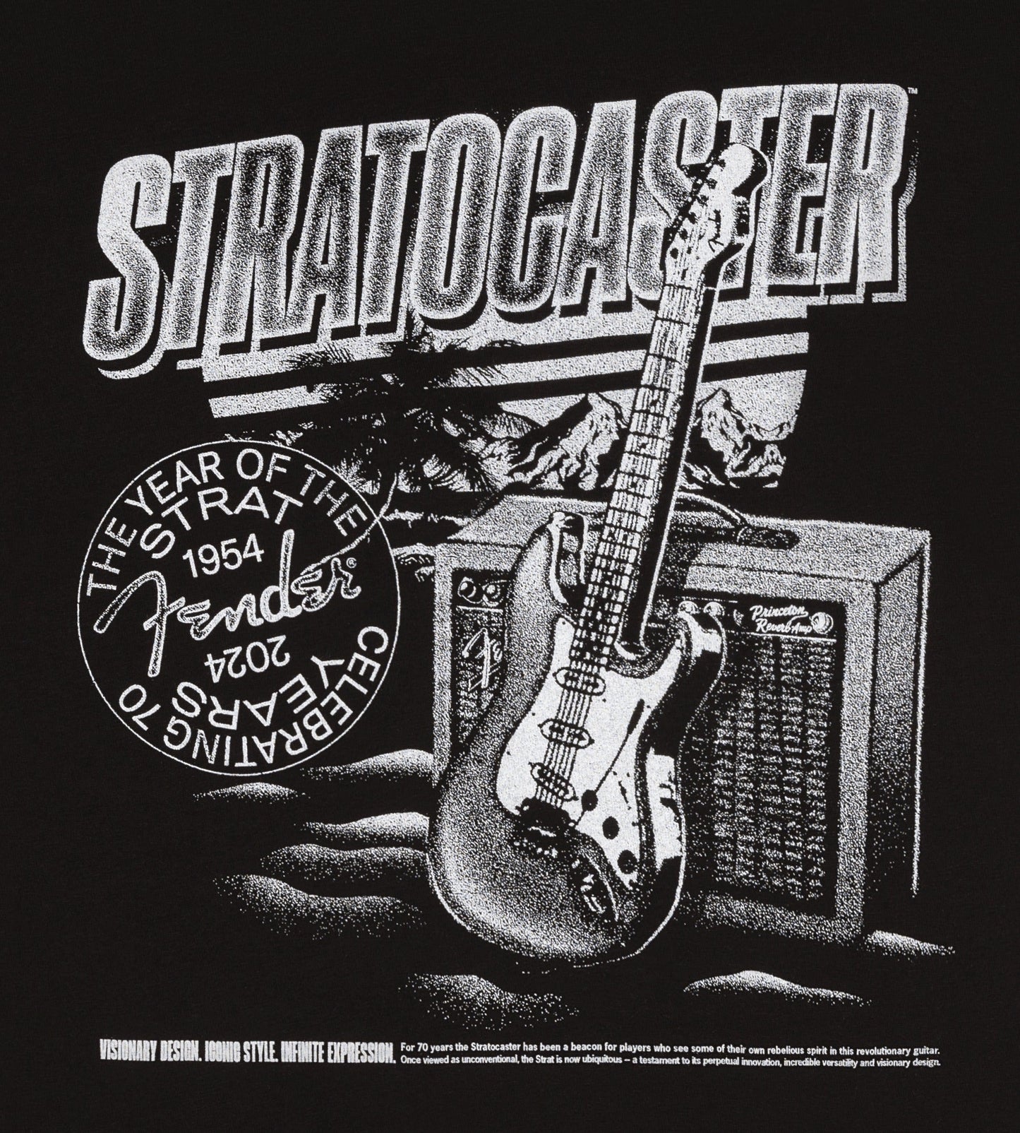 Fender StratocasterTM 70th Anniversary, Tee
