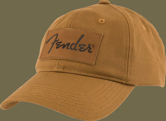 Vintage Leather Badge Hat