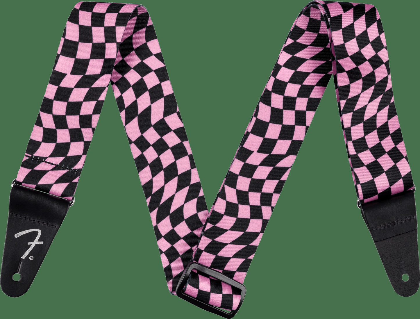Wavy Checkerboard Polyester Strap