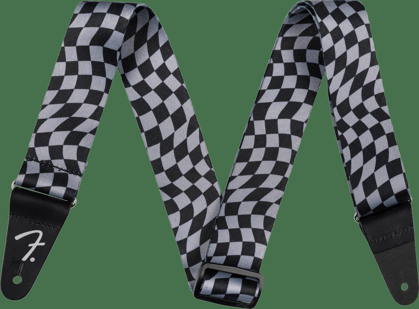 Wavy Checkerboard Polyester Strap