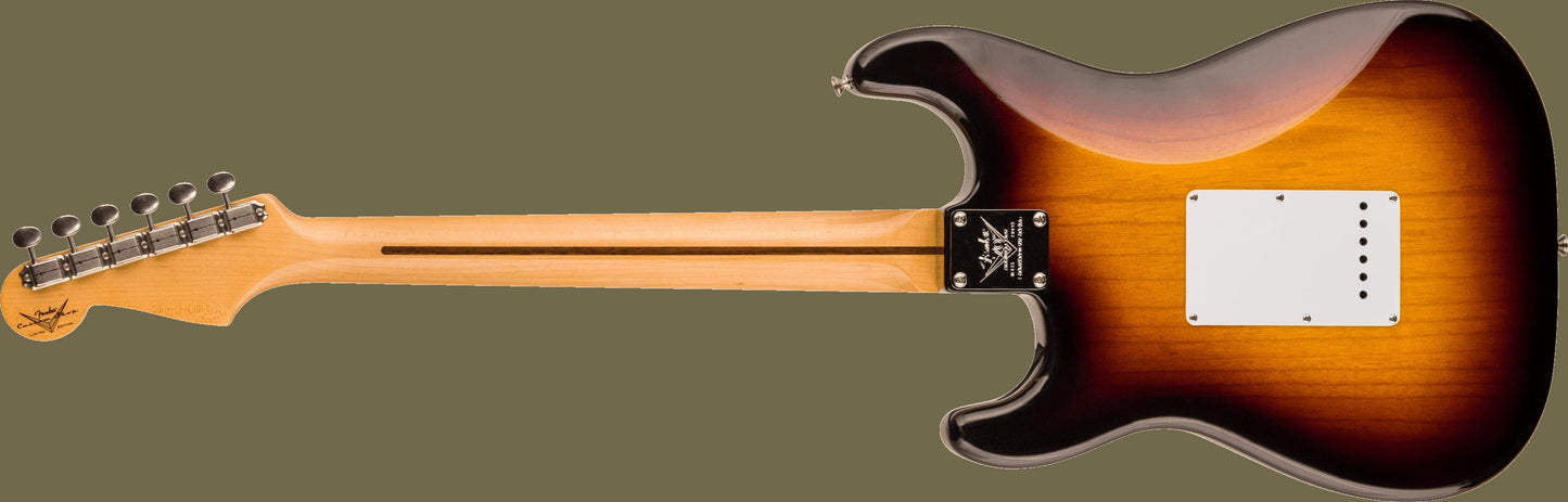 Limited Edition 70th Anniversary 1954 Stratocaster® DLX Closet Classic, 1-Piece Quartersawn Maple Neck Fingerboard, Wide-Fade 2-Color Sunburst