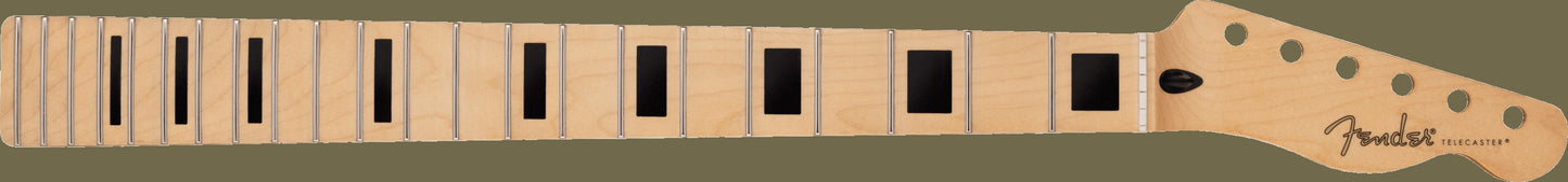 Player Series Telecaster® Neck w/Block Inlays, 22 Medium Jumbo Frets, Maple