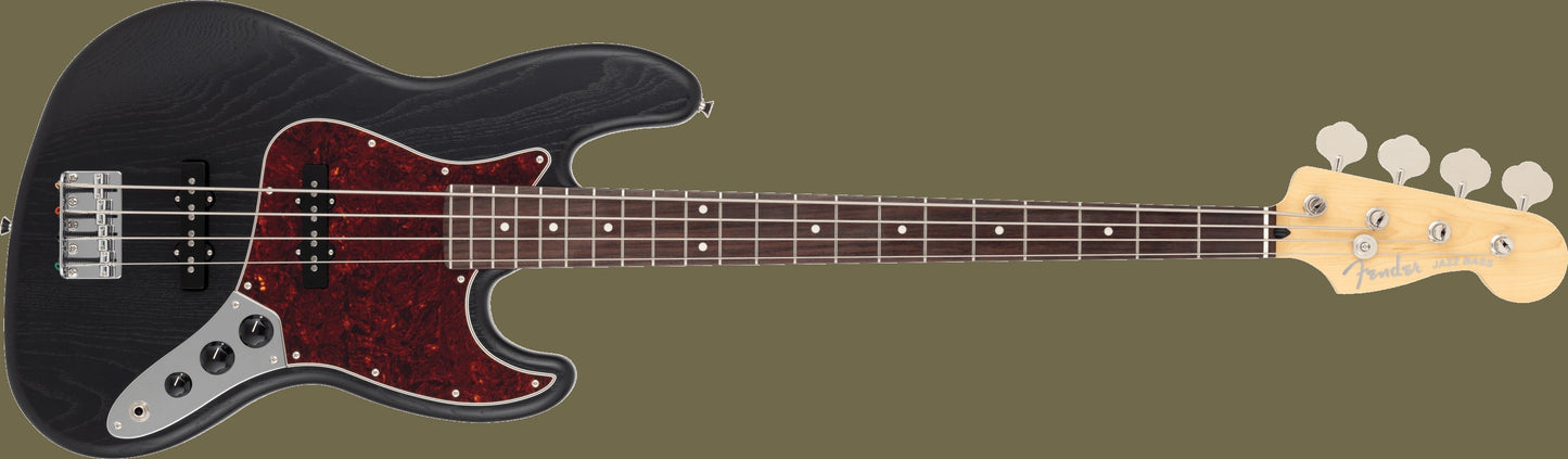 Made in Japan Limited Jazz Bass®, Raw Ash