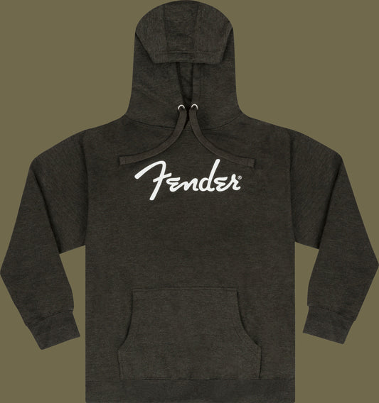 Fender® Spaghetti Logo Hoodie, Gray Heather