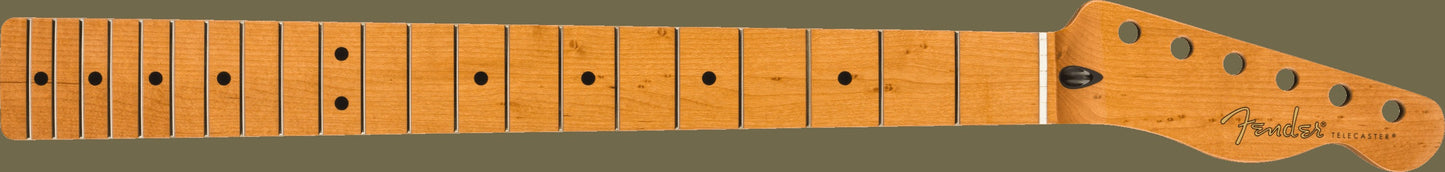 Roasted Maple Telecaster® Neck, 21 Narrow Tall Frets, 9.5", Maple, C Shape