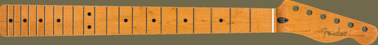 Roasted Maple Telecaster® Neck, 21 Narrow Tall Frets, 9.5", Maple, C Shape