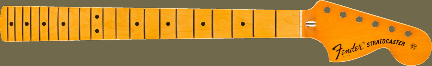 American Vintage II 1973 Stratocaster Neck, 21 Vintage Tall Frets, 7.25" Radius