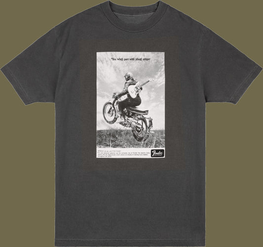 Vintage Ad Tee, Motorcycle Rider
