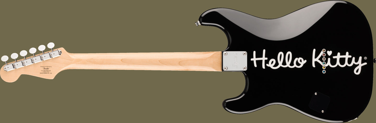 Fender® x Hello Kitty® Black Stratocaster®