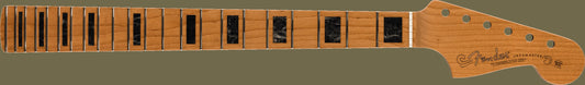 Roasted Jazzmaster Neck, Block Inlays, 22 Medium Jumbo Frets, 9.5" Radius, Modern C Shape
