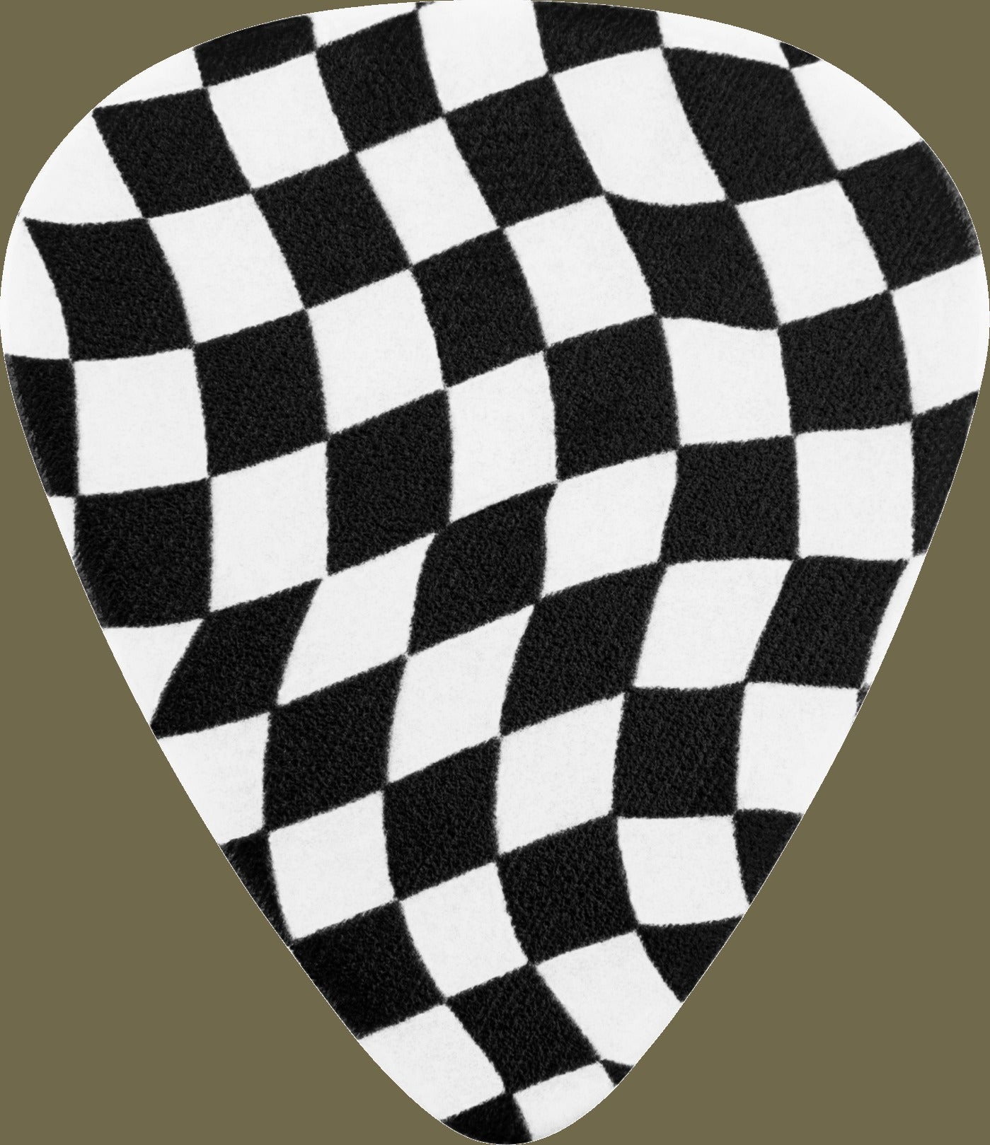 Wavy Checkerboard 351 Celluloid Picks (8)