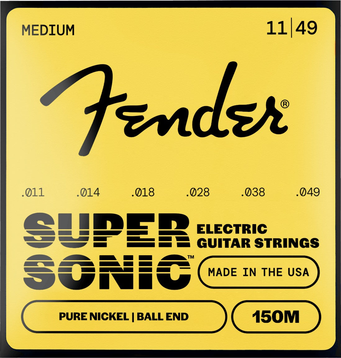 SuperSonicTM 150 Pure Nickel Guitar Strings
