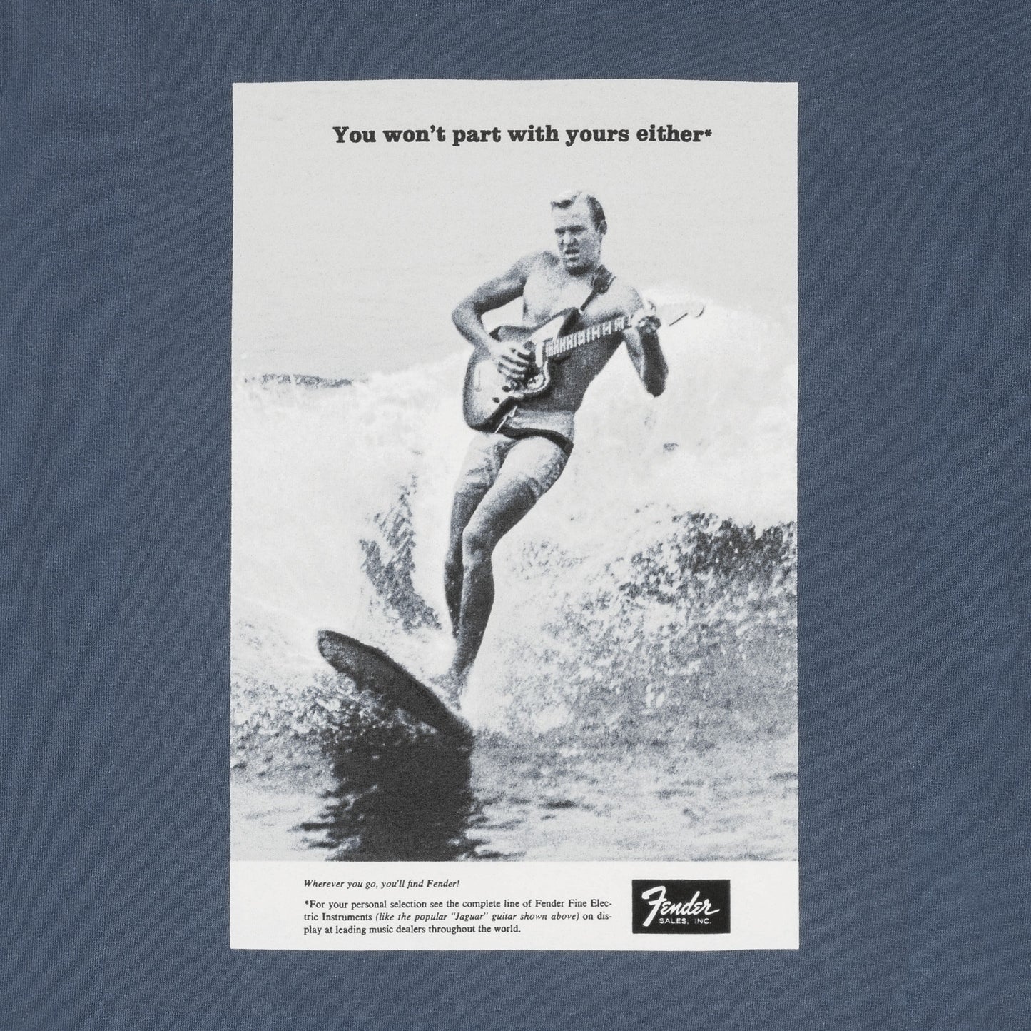 Vintage Ad, Surfer T-Shirt, Ocean