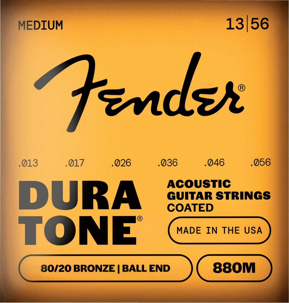 Dura-Tone® 880 Coated 80/20 Bronze Acoustic Guitar Strings