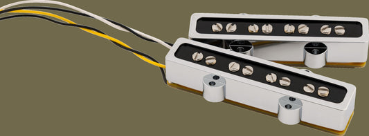 Cobalt Chrome Jazz Bass® Pickup Set
