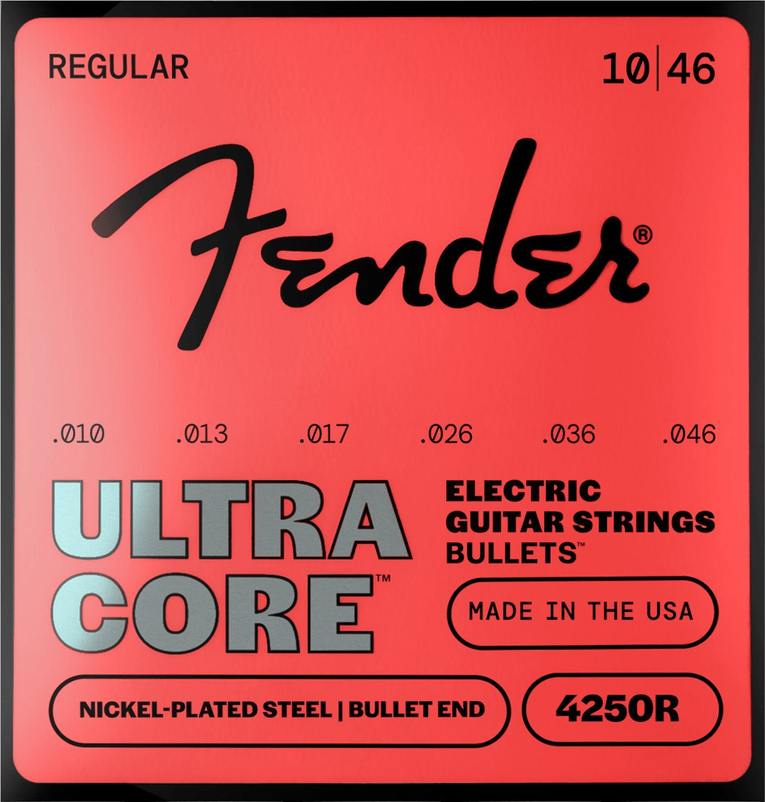 UltraCoreTM BulletsTM 4250 Nickel-Plated Steel Guitar Strings