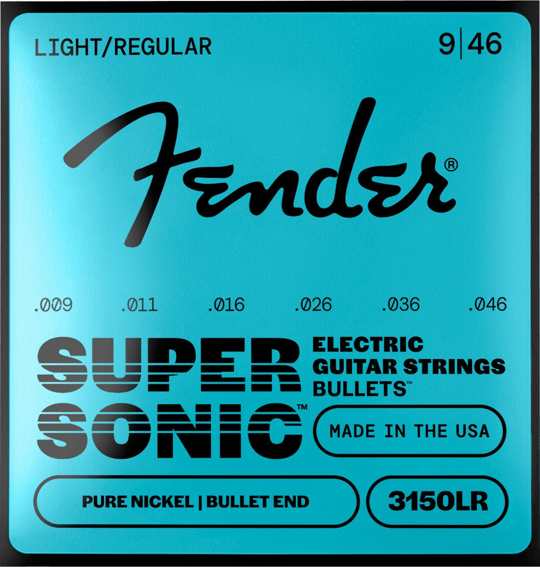 SuperSonicTM BulletsTM 3150 Pure Nickel Guitar Strings