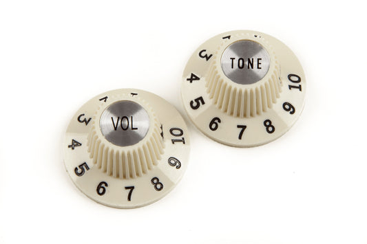 Pure Vintage 1965 Jazzmaster "Witch Hat" Knob Set