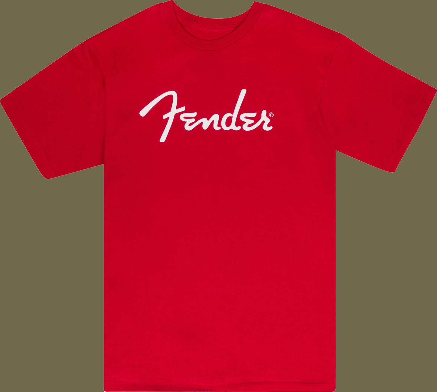 Fender® Spaghetti Logo T-Shirt, Dakota Red