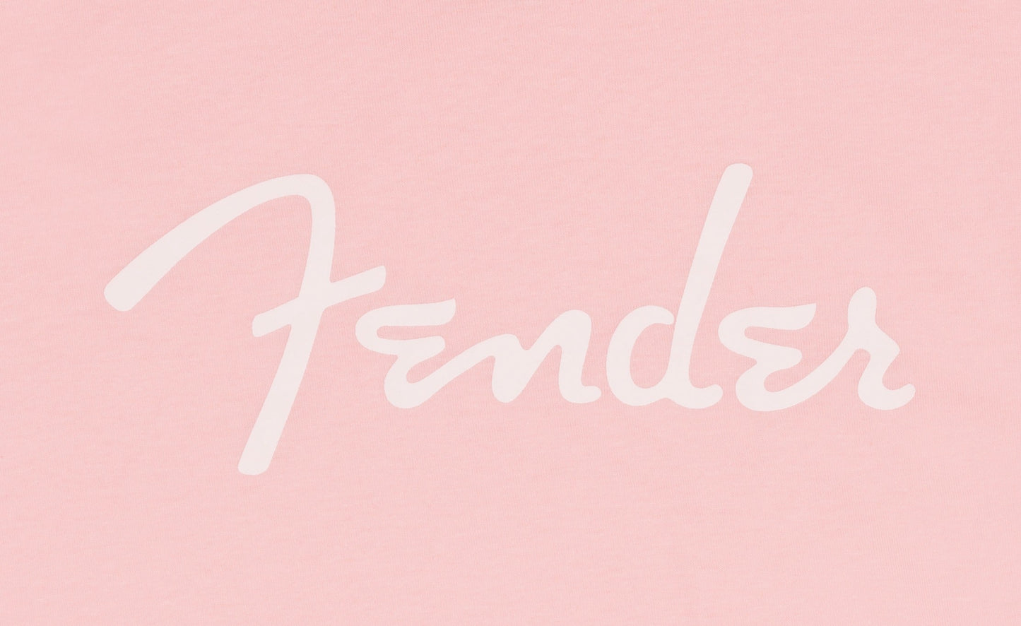 Fender® Spaghetti Logo T-Shirt, Shell Pink