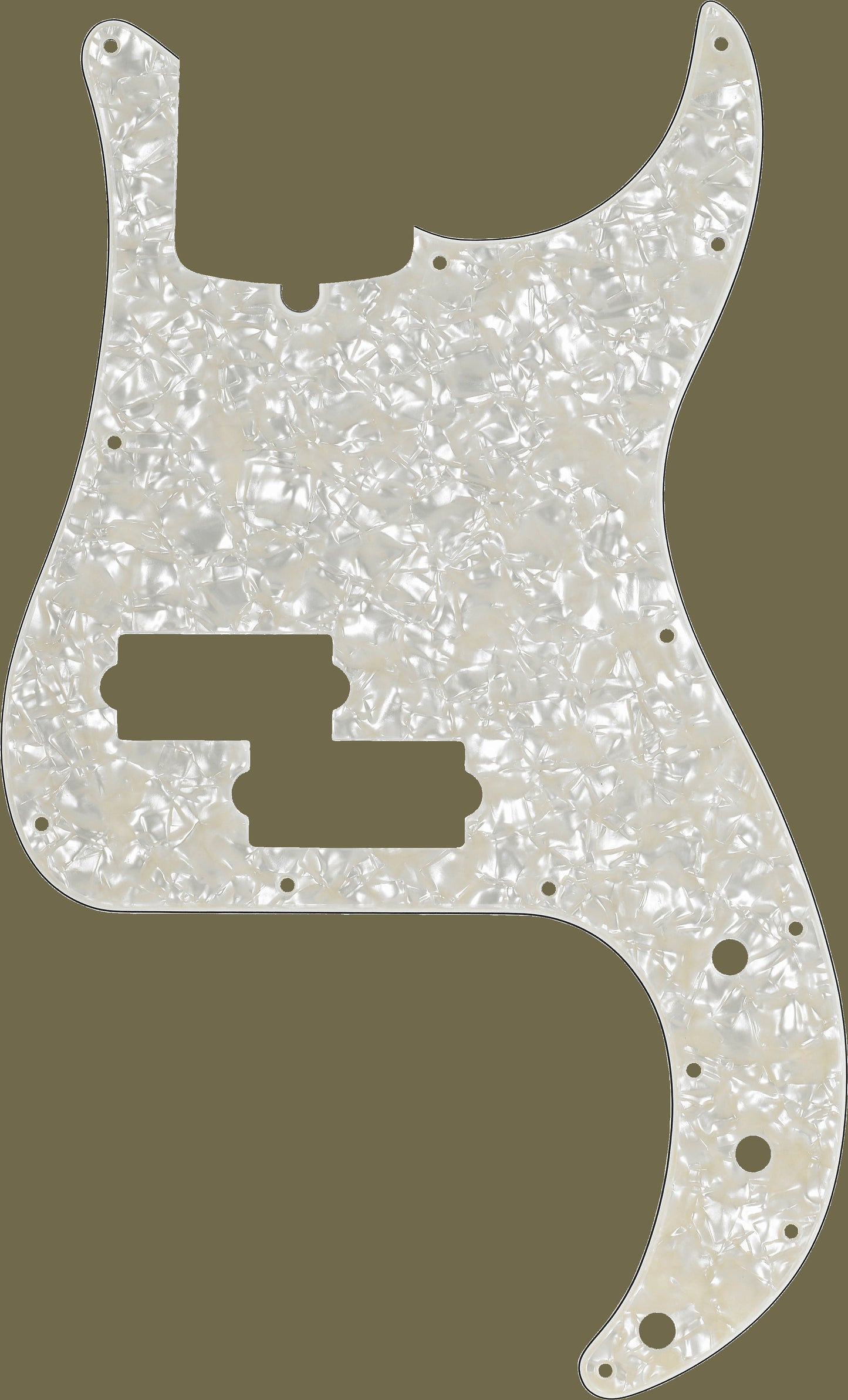 13-Hole Modern-Style Standard Precision Bass Pickguards