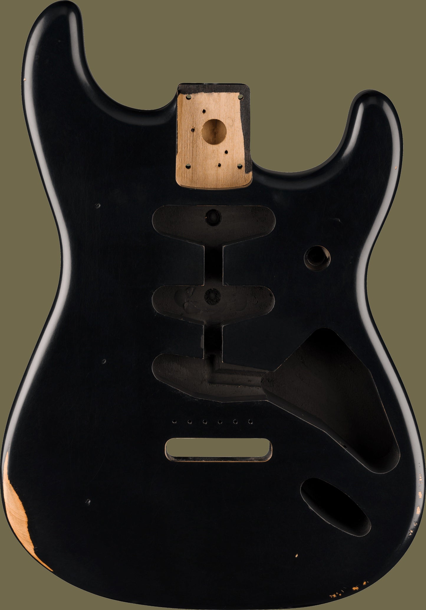 Road Worn® 50's Stratocaster® SSS Alder Body, Black