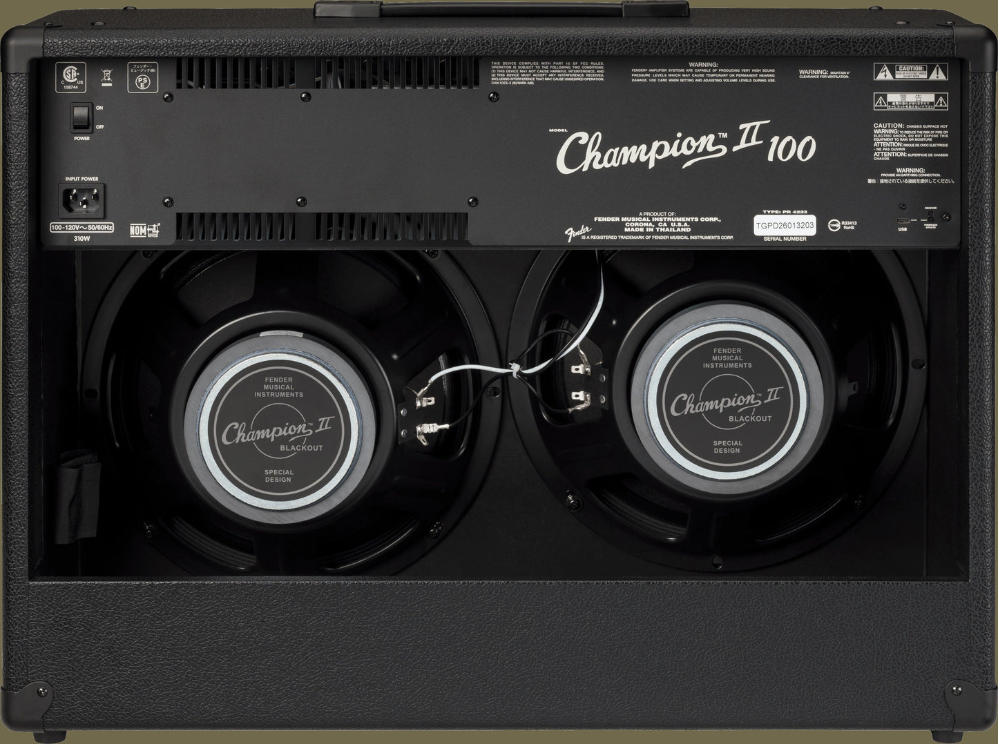 ChampionTM II 100 Blackout