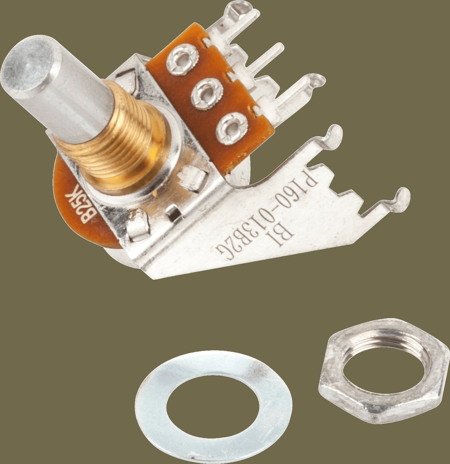 25K B Taper (Linear) Snap-In Style Potentiometer
