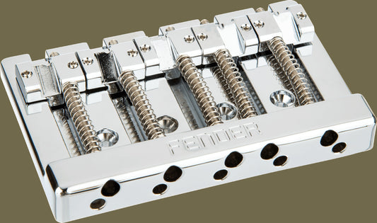Fender® HiMassTM 5-String Bass Wide Bridge Assembly With Zinc Saddles