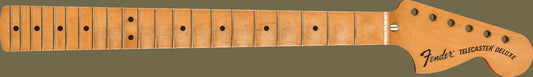 Road Worn® '70's Telecaster® Deluxe Neck, 21 Medium Jumbo Frets, Maple Fingerboard, C Shape
