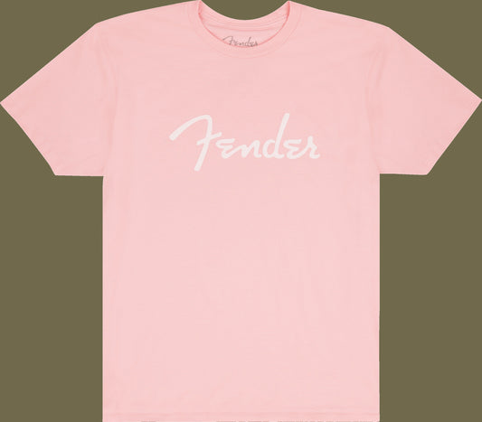 Fender® Spaghetti Logo T-Shirt, Shell Pink