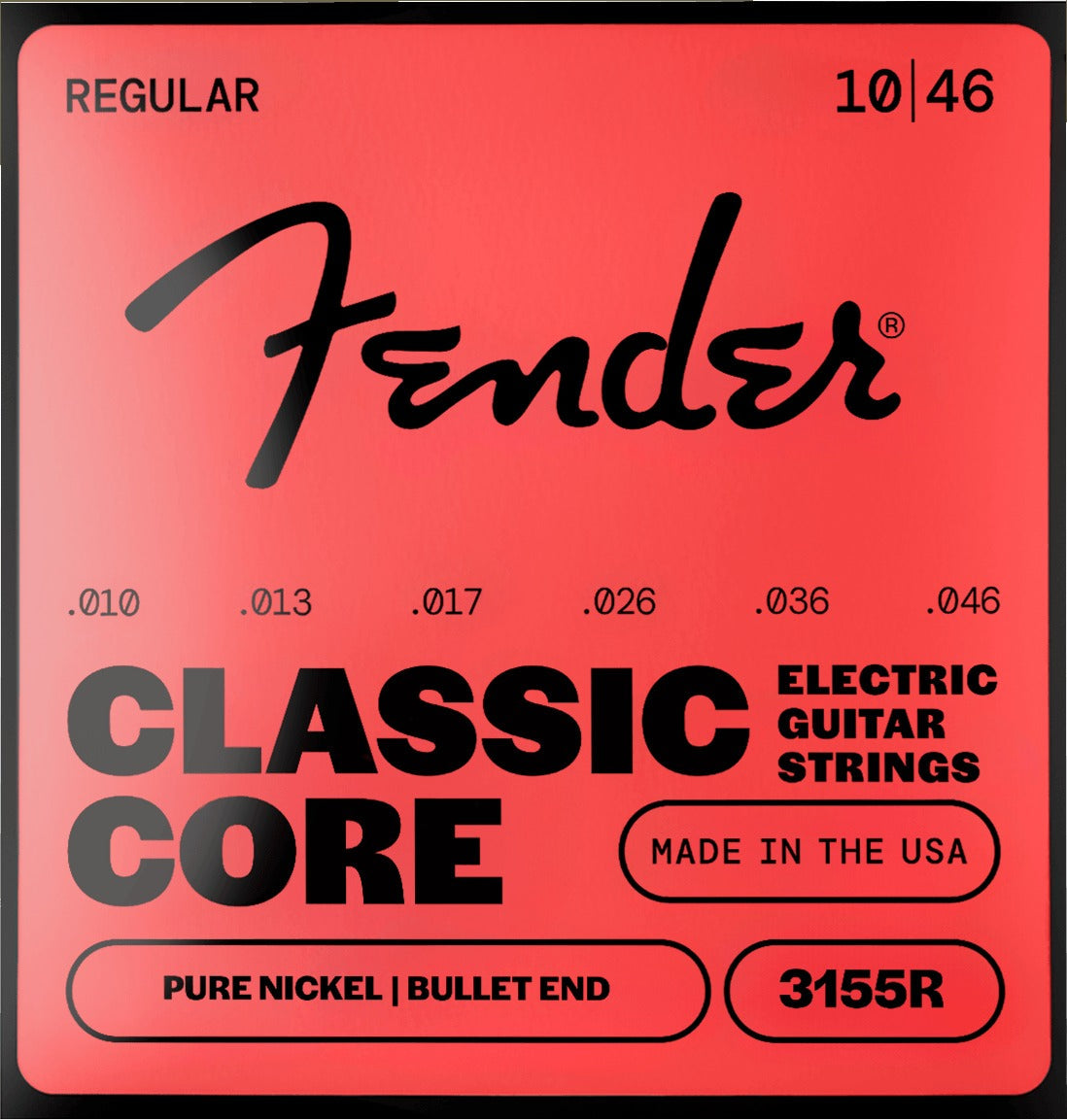 Classic Core BulletsTM 3155 Pure Nickel Guitar Strings