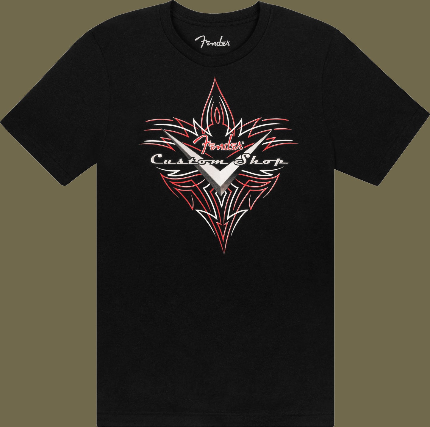 Fender® Custom Shop Pinstripe T-Shirt, Black